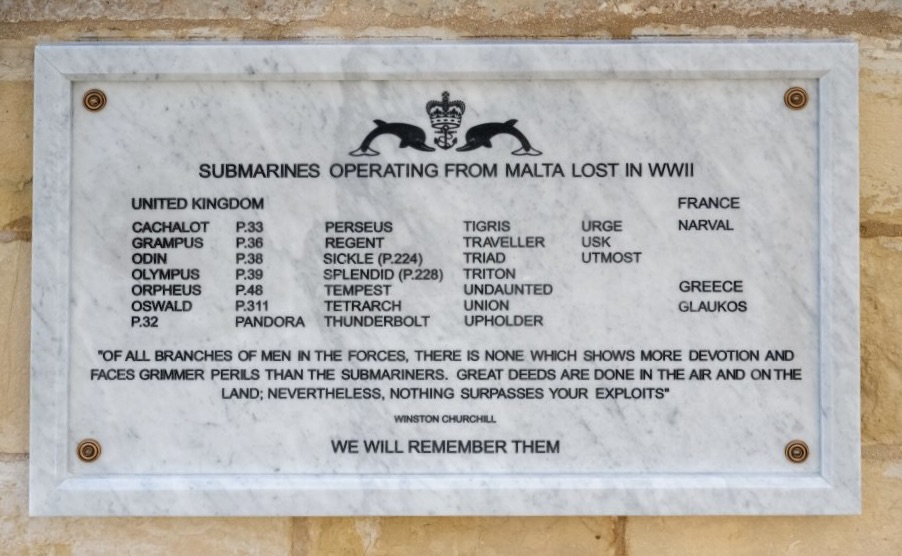 Submariners Walk Plaque